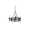 Lustre Saxon 3x60W Noir ELSTEAD LIGHTING sax3blk