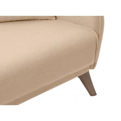 Canapé droit Bonny Beige  BONNYTBEIBOC
