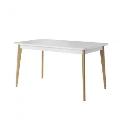 Table à manger Prysk Blanc Bois  PRYSKTAM