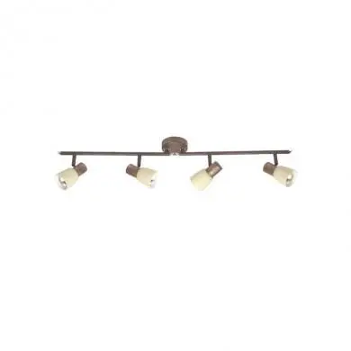 Plafonnier à 4 lumières LUCA 4x40W E14 CUIVRE VIELLI BRI_35832_56 35832/56 Plafonnier à 4 lumières LUCA 4x40W E14 CUIVRE VIELLI BRILLIANT 35832/56