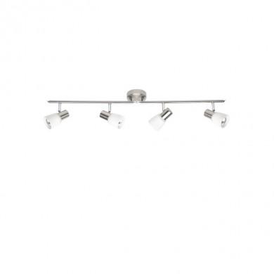 Plafonnier à 4 lumières LUCA 4x40W E14 ACIER CHROME BRILLIANT 35832/77