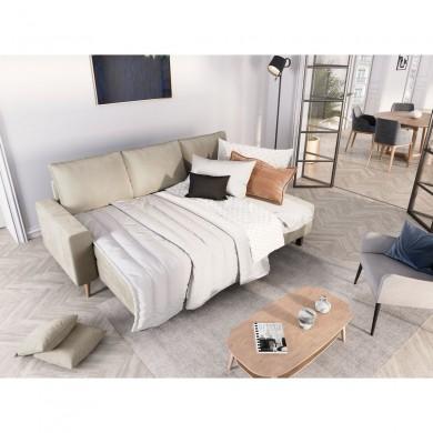 Canapé d'angle réversible Artik Beige 223cm  ARTIKVBEI