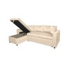 Canapé d'angle Maria Beige 223cm  L200VBEI