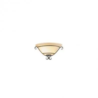 Applique Murale Torchiere 1x60W Noir Doré ELSTEAD LIGHTING tchwublkgld