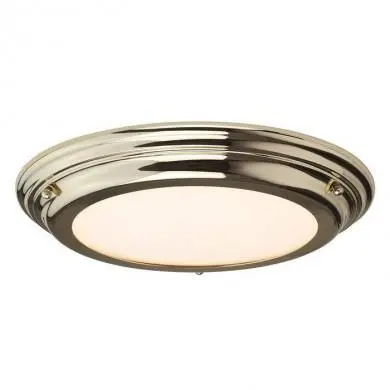 Plafonnier Interieur Welland Laiton Poli 1x25W LED ELSTEAD LIGHTING WELLAND-F PB