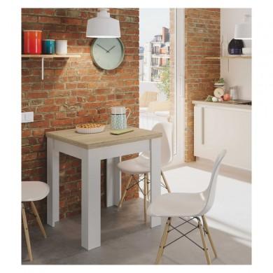 Table Fotab Blanc Chêne 67-134cm  FOTAB4589A