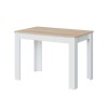 Table à manger Fotab Blanc Chêne 109cm  FOTAB4583A