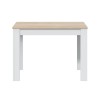 Table à manger Fotab Blanc Chêne 109cm  FOTAB4583A