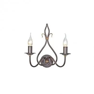 Applique Murale Windermere 2x60W Bronze foncé et Or ELSTEAD LIGHTING wm2