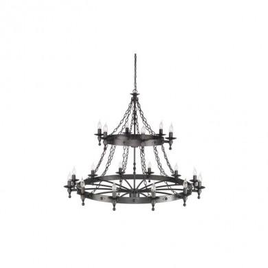 Lustre Warwick 18x60W Noir ELSTEAD LIGHTING wr18gr