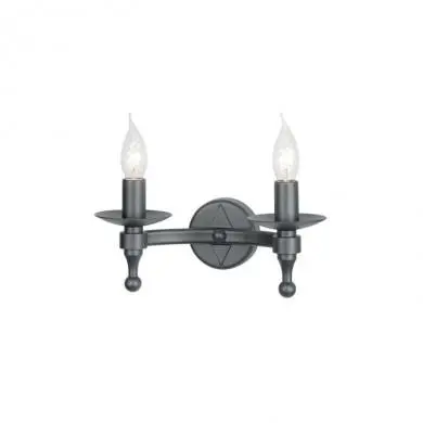 Applique Murale Warwick 2x60W Gris anthracite ELSTEAD LIGHTING wr2gr