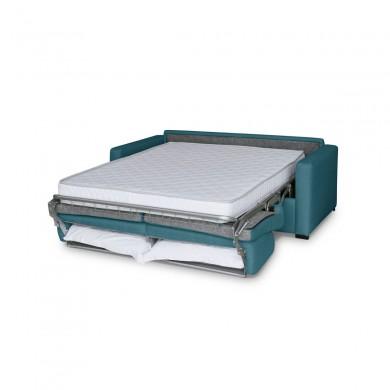 Canapé convertible Dylan Premium Bleu Canard 198cm  DYLAN14018BLC