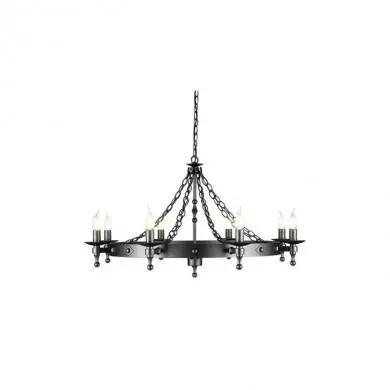 Lustre Warwick 8x60W Noir ELSTEAD LIGHTING wr8gr