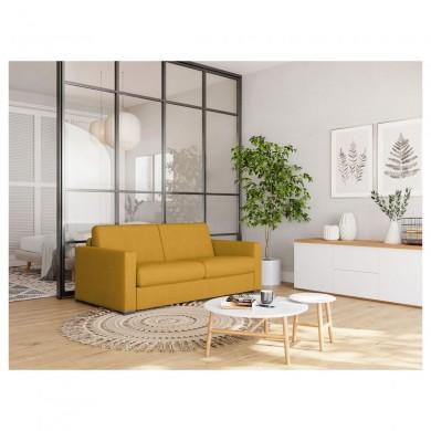 Canapé convertible Dylan Premium Jaune 198cm  DYLAN14018JAU