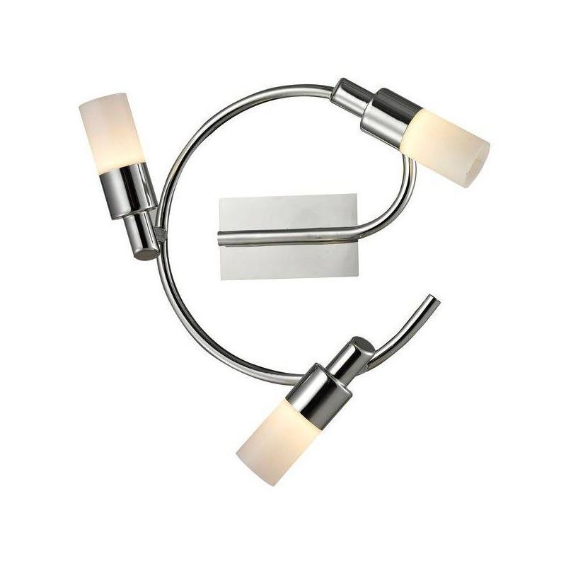 Applique Murale Chrome plastique Amelia 3x 4,2W ESTO LIGHTING 762000-3