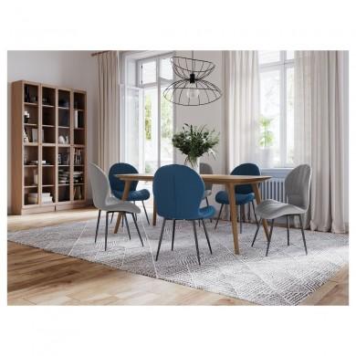 Lot de 2 Chaises A8116 Gris  A8116TGR