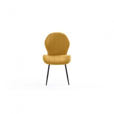 Lot de 2 Chaises A8116 Jaune SA_A8116TJAU A8116TJAU Lot de 2 Chaises A8116 Jaune A8116TJAU