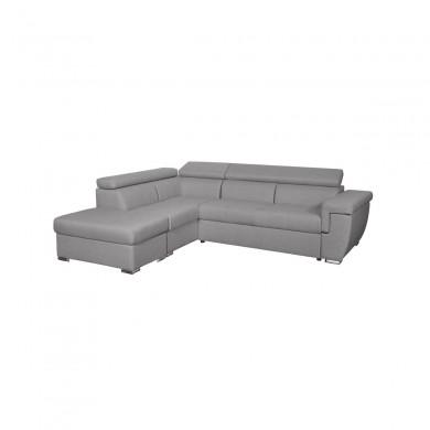Canapé d'angle Ivy Gris Clair Gauche  IVYTGRCG