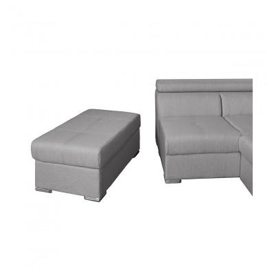 Canapé d'angle Ivy Gris Clair Gauche  IVYTGRCG