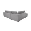 Canapé d'angle Ivy Gris Clair Gauche  IVYTGRCG
