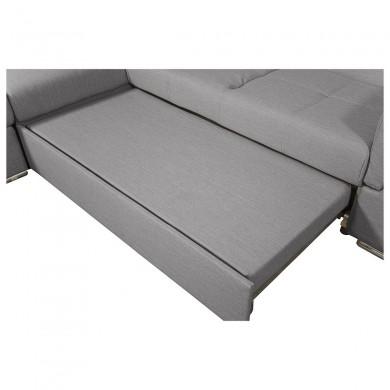 Canapé d'angle Ivy Gris Clair Gauche  IVYTGRCG