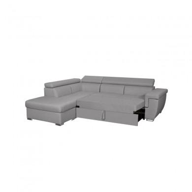 Canapé d'angle Ivy Gris Clair Gauche  IVYTGRCG
