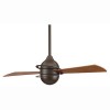 Ventilateur de Plafond The Involution 132cm Bronze Cerisier Noyer FANIMATION FP4520OB