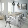 Table à manger Fotab Blanc Bois Blanchi  FOTABC4586A