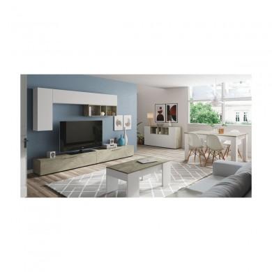 Table à manger Fotab Blanc Bois Blanchi  FOTABC4586A