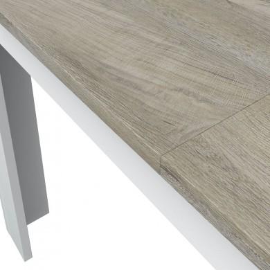 Table à manger Fotab Blanc Bois Blanchi  FOTABC4586A
