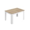 Table à manger Fotab Blanc Chêne 140/190cm  FOTABF4586A