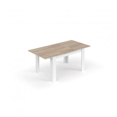 Table à manger Fotab Blanc Chêne 140/190cm  FOTABF4586A