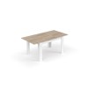 Table à manger Fotab Blanc Chêne 140/190cm  FOTABF4586A