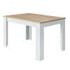 Table à manger Fotab Blanc Chêne 140/190cm  FOTABF4586A