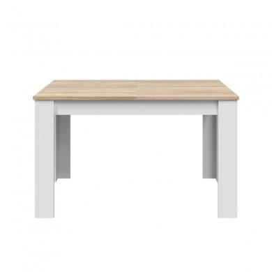 Table à manger Fotab Blanc Chêne 140/190cm  FOTABF4586A