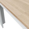 Table à manger Fotab Blanc Chêne 140/190cm  FOTABF4586A
