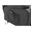 Fauteuil de relaxation 9121Ee Gris Foncé  9121EELTGRF1