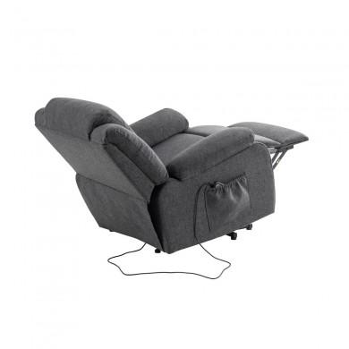 Fauteuil de relaxation 9121Ee Gris Foncé  9121EELTGRF1