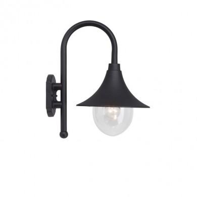Applique extérieur BERNA noir 1x60W BRI_41081_06 41081/06 Applique extérieur BERNA noir 1x60W BRILLIANT 41081/06