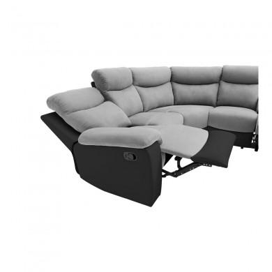 Canapé de relaxation Ossf10 Gris Noir  OSSF10NRGR