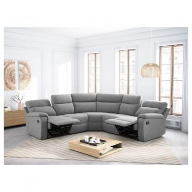 Canapé de relaxation Ossf10 Gris 6 places en microfibre SA_OSSF10MFGR OSSF10MFGR Canapé de relaxation Ossf10 Gris 6 places en microfibre OSSF10MFGR