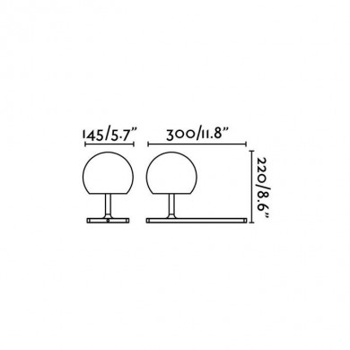Lampe Bois Blanc Scandinave Niko 7W LED USB FAR_01025 1025 Lampe Bois Blanc Scandinave Niko 7W LED USB FARO 1025