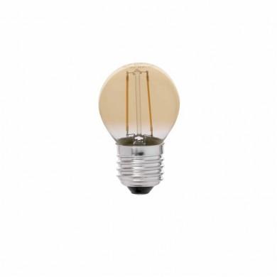 Ampoule G45 E27 Led 2W A Filament ambre 2200K FARO 17414