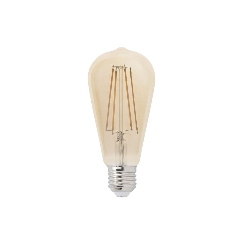 Ampoule Décoratif Filament Led ambre E27 4W 2200K FARO 17428