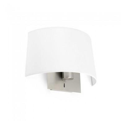 Applique Murale avec interrupteur VOLTA E27 20W BLANC FAR_20021 20021 Applique Murale avec interrupteur VOLTA E27 20W BLANC FARO 20021
