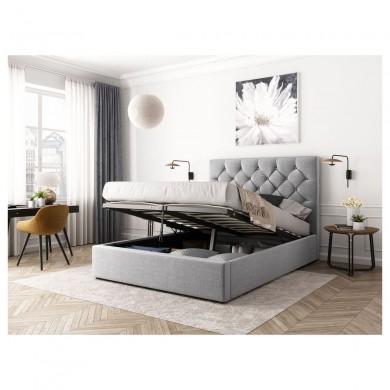 Cadre de lit 1250G Gris Clair 172cm  1250GTGRC160