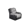 Fauteuil de relaxation 9121Ee Gris Noir  9121EELPUNOMFGR1