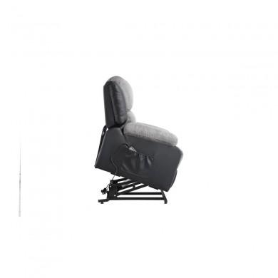 Fauteuil de relaxation 9121Ee Gris Noir  9121EELPUNOMFGR1