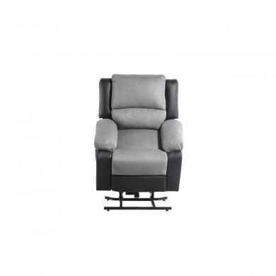 Fauteuil de relaxation 9121Ee Gris Noir  9121EELPUNOMFGR1