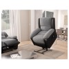 Fauteuil de relaxation 9121Ee Gris Noir  9121EELPUNOMFGR1